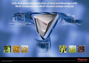 Thermo Fisher Scientific announces the availability of a new easy-to-use isotope ratio mass spectrometry solution for the authentication of food and beverages